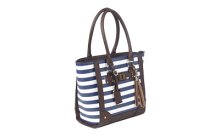 BULLDOG TOTE PURSE NAVY BULLDOG TOTE PURSE NAVY