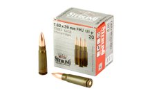 STERLING SC 762X39 123GR FMJ 20/1000 STERLING SC 762X39 123GR FMJ 20/1000