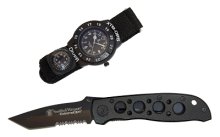 CBG S&W EXTREME OPS KNIFE/WATCH BLK CBG S&W EXTREME OPS KNIFE/WATCH BLK